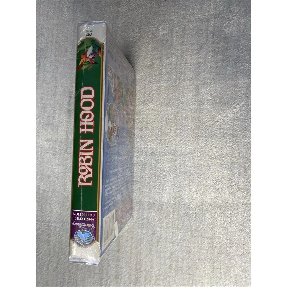 Robin Hood Walt Disney Clamshell VHS Tape NEW SEALED VINTAGE Cartoon Movie